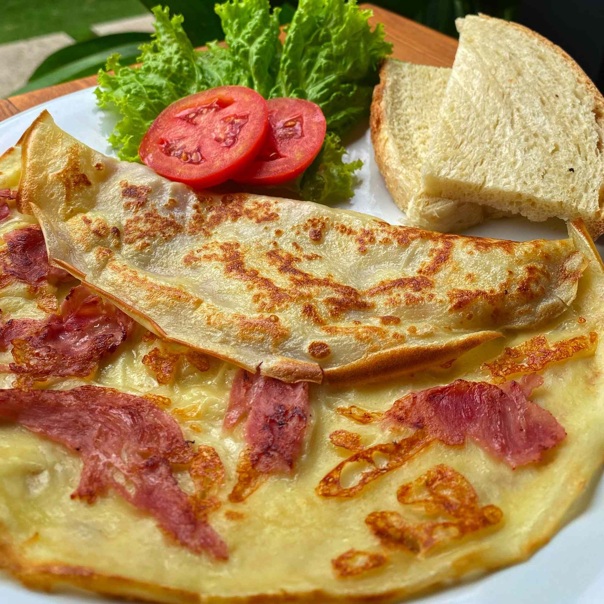 crepes ham & cheese